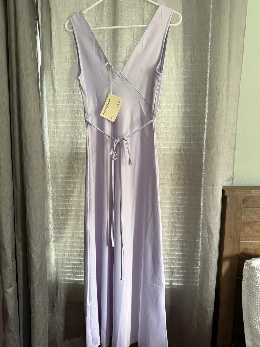Peppermayo Lilac V-Neck Maxi Dress